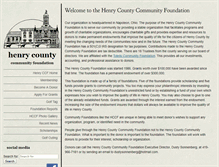 Tablet Screenshot of henryccf.org